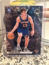 2024-25 Panini Mosaic (RC) Tyler Kolek Camo Blue Fast Break Prizm /35