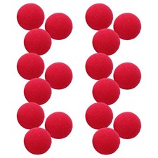 3 Count Clown Nose Sponge Ball Miss Work Red Clowns Balls Party Decoration