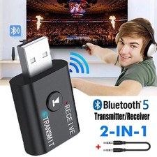 Bluetooth Adapter Transmitter and Receiver for TV Car PC Audio Transmitter 3.5mm
