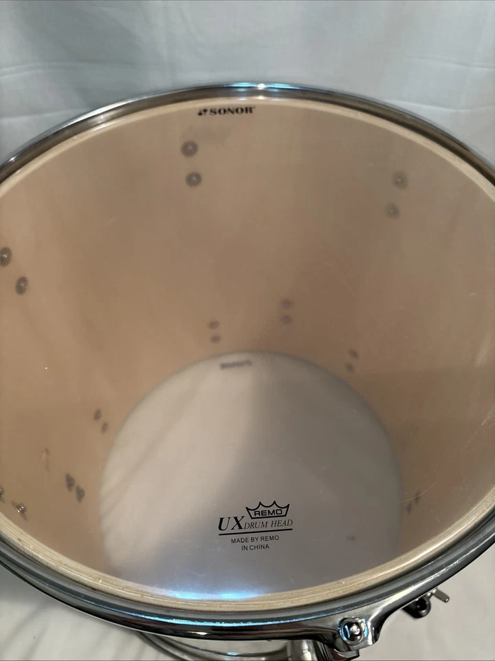 Sonor Extreme Force 16.5”x16.5” Satin White Pearl Floor Tom Drum - Image 2 of 4