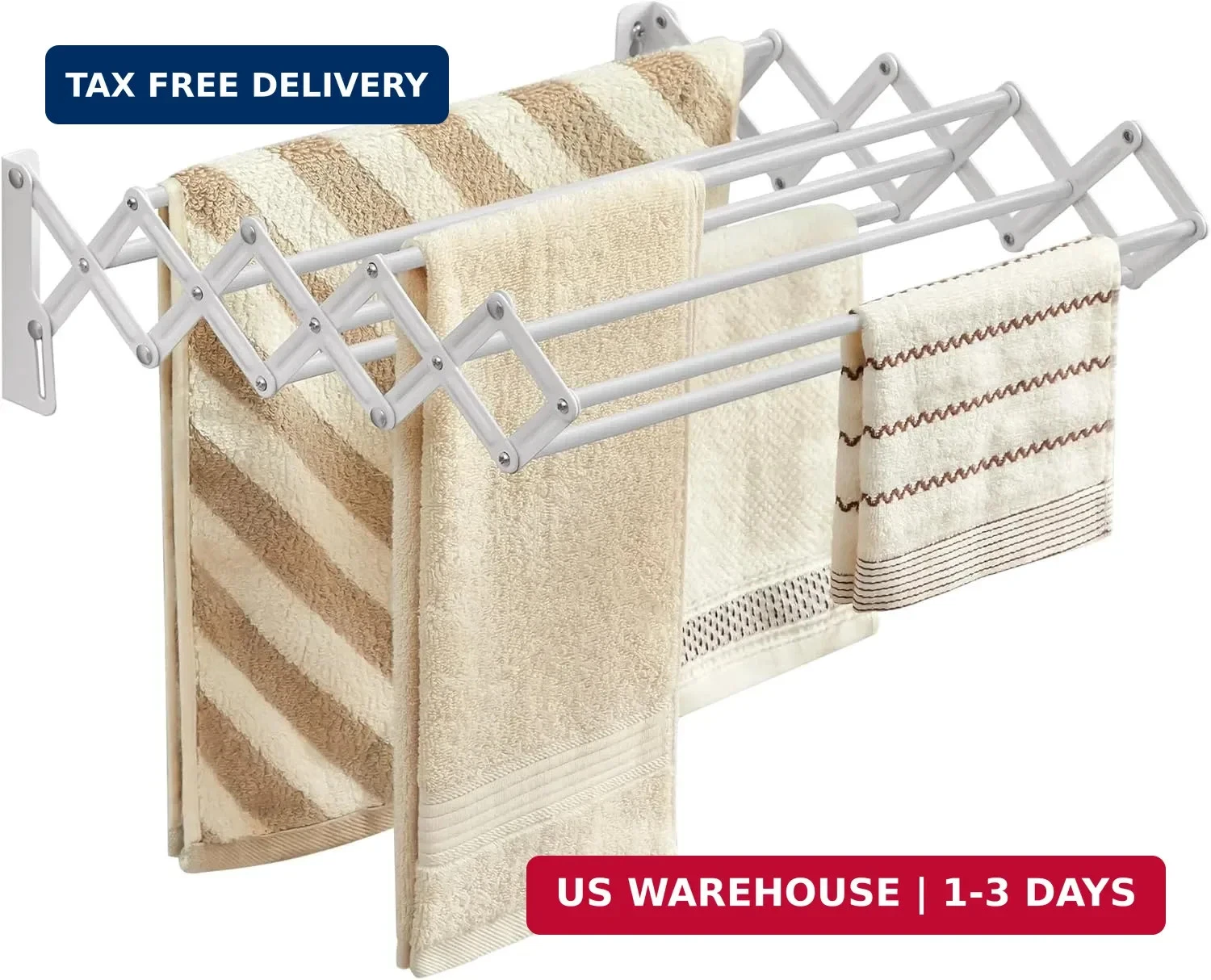 SONGMICS Accordion Clothes Drying Rack