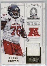 2013 Panini National Treasures Pro Bowl Materials 55/99 Duane Brown #3 he0