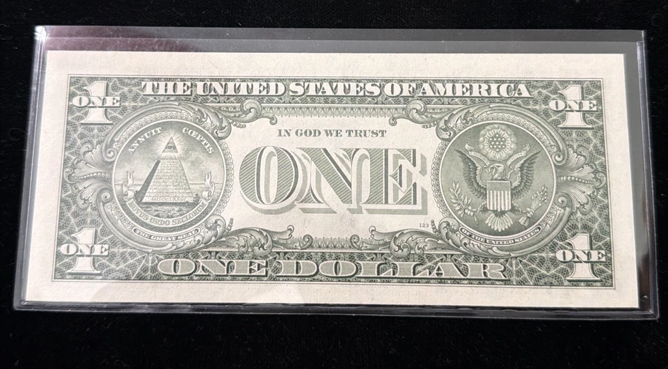 1984 MISSOURI $1 FEDERAL RESERVE ONE DOLLAR REPEATER NOTE H74507450C CRISP NOTE! - Image 2 of 4