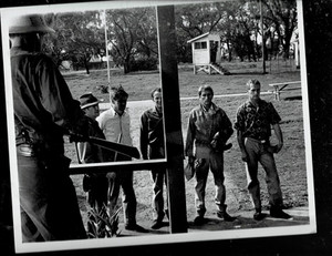 SUPER RARE!! 8X10 1958 ORIG "THE LEFT HANDED GUN" PAUL NEWMAN SCENE PHOTO!!