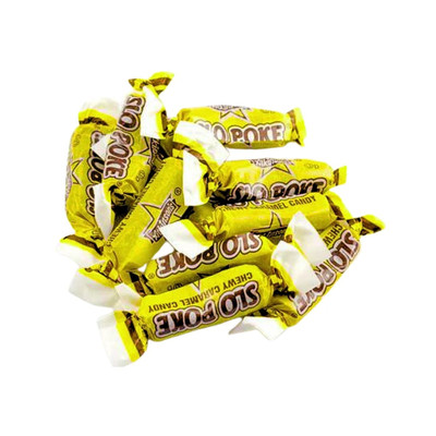 Slo Poke Caramel Candy 1 Pound Bulk Pack   Old Fashion Caramel Candy