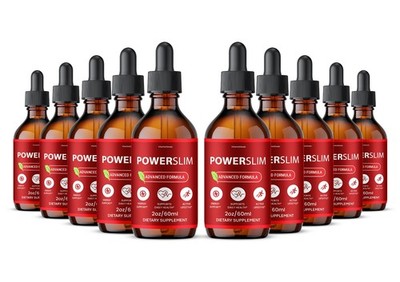 PowerSlim Drops Liquid Supplement, Max Strength, Power Slim Drops (10 Pack)