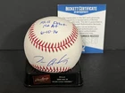 Tim Anderson White Sox Signed Baseball Beckett WITNESS COA MLB Debut 1st Hit .