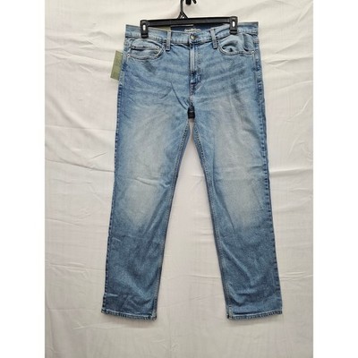 Goodfellow & Co Mens Slim Straight Jeans 36x32 Light Wash Indigo Denim 042117906