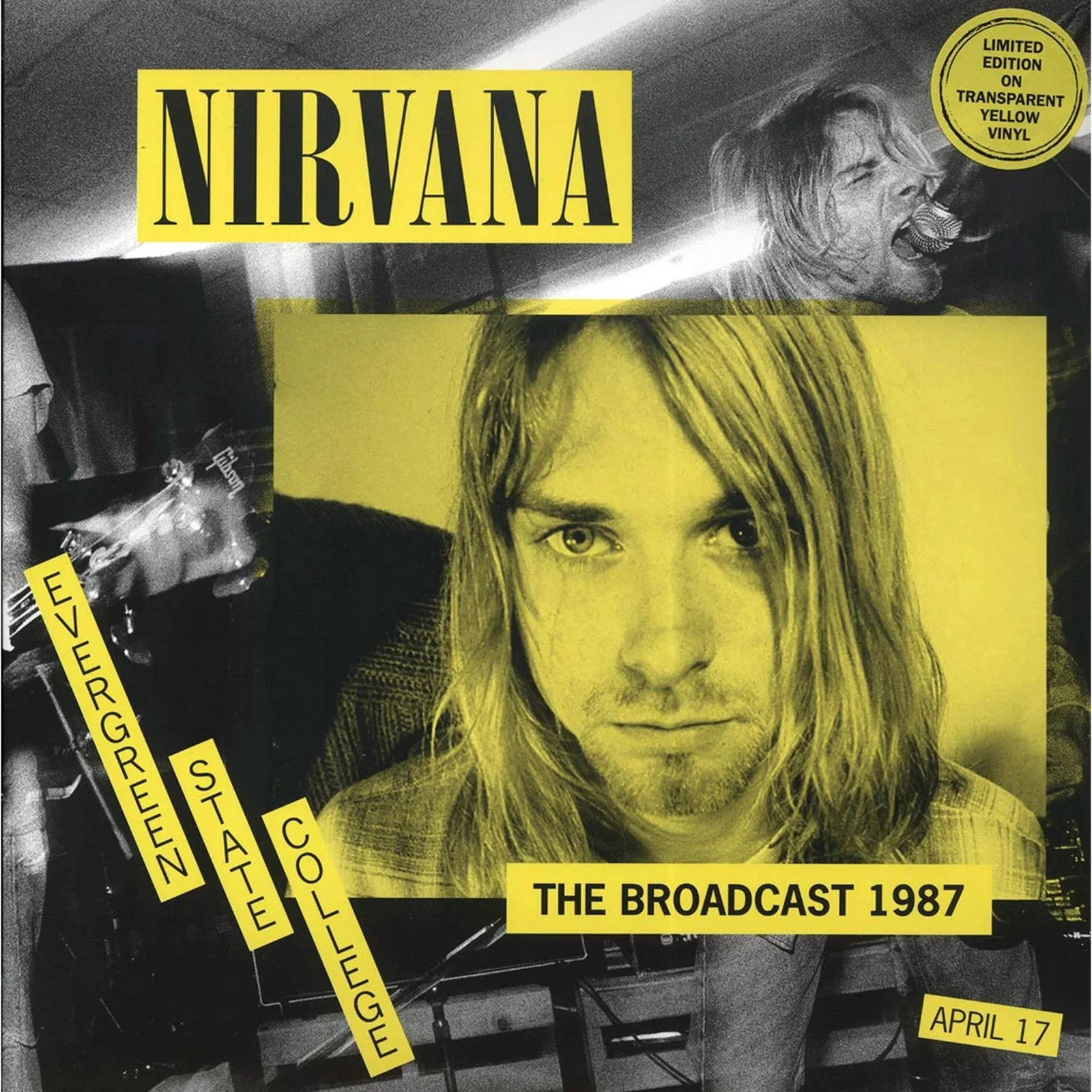 Nirvana Evergreen State College Broadcast (TRANSLUCENT YELLOW VINYL) RARE!!!