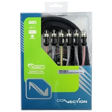 Audison Connection BT6 550.2 Six-Channel RCA cable 5.5m/18.1ft NEW High Quality
