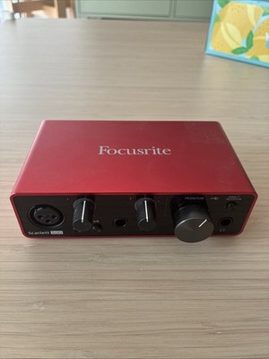Focusrite Scarlett Solo 3rd Third Gen USB Audio Interface Used