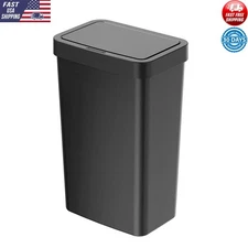 Touchless Motion Sensor Trash Can 13 Gallon Hands-Free Lid Soft Close Kitchen US