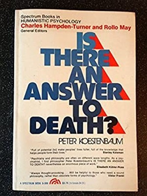 Is There an Answer to Death Paperback Peter Kostenbaum
