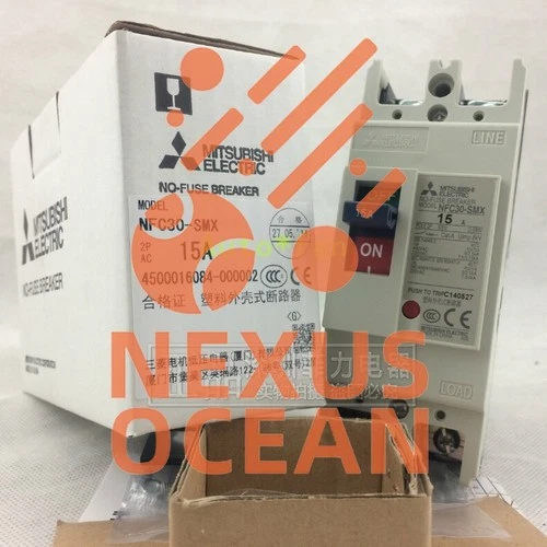 Molded Case Circuit Breaker NFC30-SMX 2P 15A NEW 1PCS