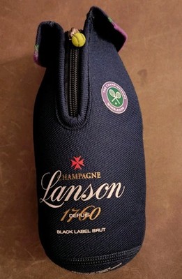 Wimbledon Tennisshirt Lanson Champagner Flaschenkühler/Deckel 750ml Flasche BULK299