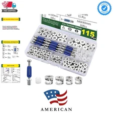 115PCS Cam Locks for Furniture,3-in-1 Eccentric Hardware Wheels, Cam Lock Nut...