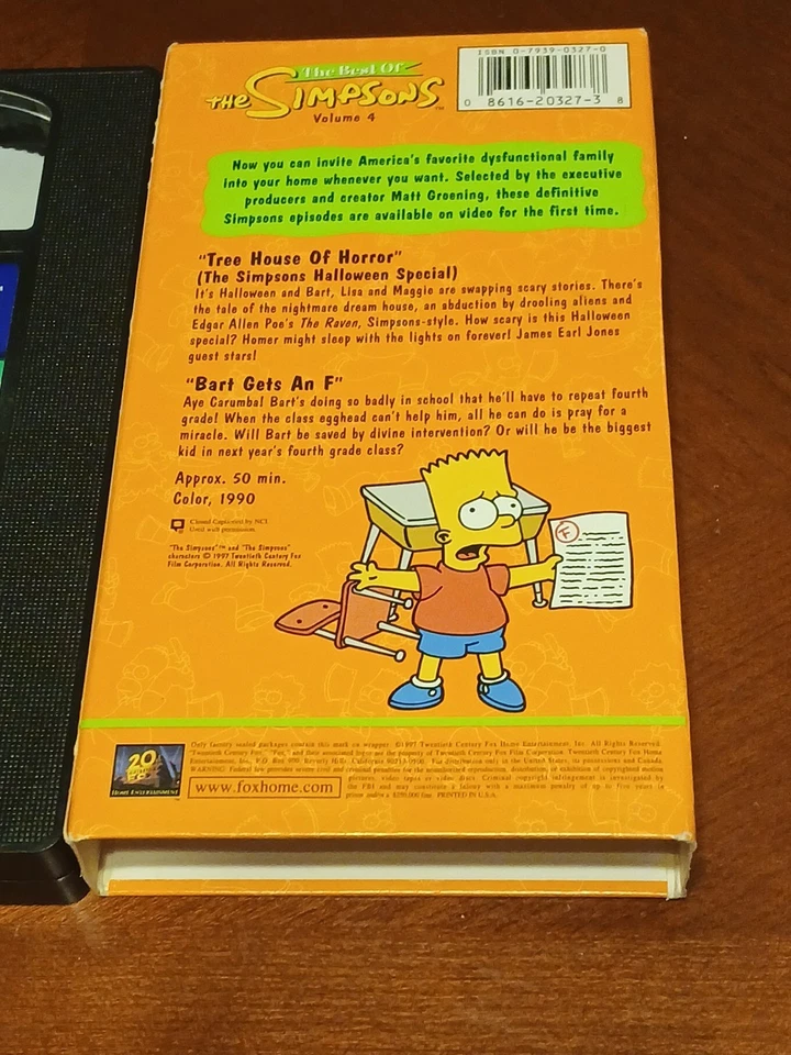 The Best Of The Simpsons VHS Set Includes Tapes Vol. 4 5 & 6 - Image 4 of 4