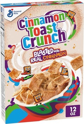 Cinnon Toast Crunch Breakfast Cereal Cup, Single Serve Cereal