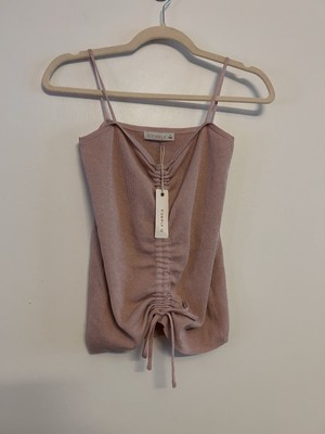 O. Vianca Women's Pink Cropped Top , Size M
