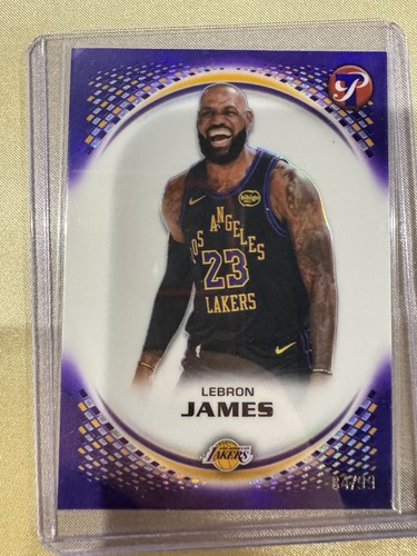 2025-26 Topps Pristine Basketball Lebron James Purple Color Match /99 Lakers