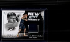 2018 Noir #NW-MPJ Michael Porter Jr. New Wave Jerseys #/99