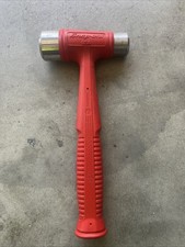 Snap-On HSSD32  32oz Dual-Face Drilling Dead Blow Hammer (Red)
