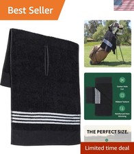 The Tour Towel  Large Golf Caddy Towel Terry Cloth, Absorbent 19" x 44", Cen...