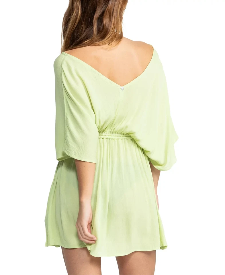 Roxy X6815 солнце Baby текстурированный шнурок талии прикрытие платье, Маргарита, S - Изображение 3 из 4