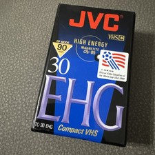 JVC TC-30 EHG Compact VHS Blank Camcorder Tape 90 Min World Cup 1994 Sealed NOS