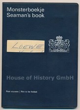 123822, Niederlande Seefahrtsbuch, Rotterdam 1973, Monsterboekje, Groß Strehlitz