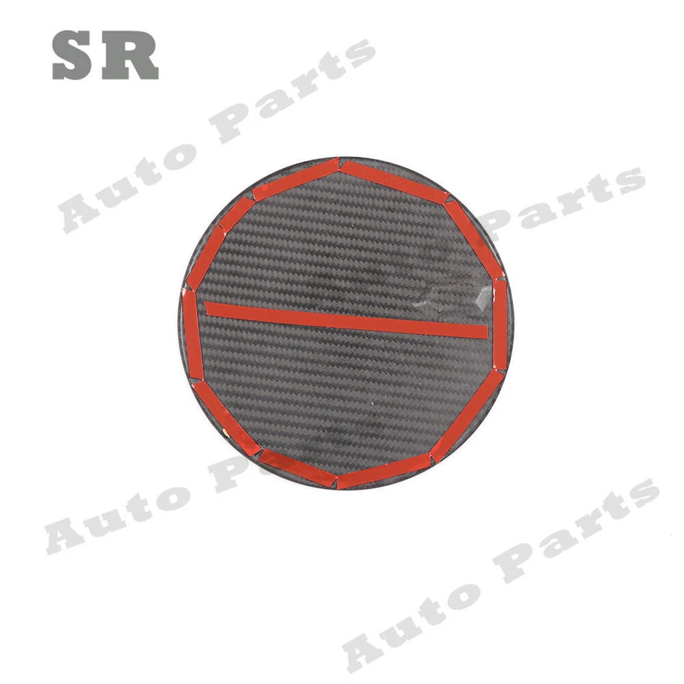 PARA 2014-2021 Lamborghini Hurricane Huracan580 tapa de tanque de combustible de fibra de carbono real Foto 4 de 4