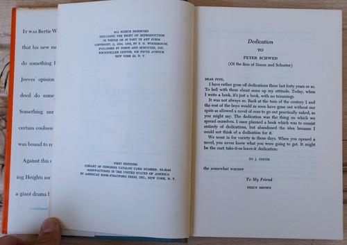 WODEHOUSE Bertie Wooster Sees It Through (Jeeves & The Feudal Spirit) - First ed - Picture 13 of 14