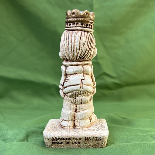 Figurina vintage PAPÀ PIÙ GRANDE DEL MONDO 5” corona W-135 Paula 1970 - festa del papà - Foto 2 di 2