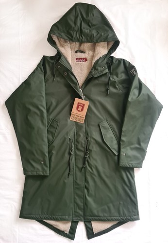 Derbe Hamburg Regenmantel Friese Tidaholm NEU • Gr. 38 • Parka • Damen • olive - Bild 7 von 7