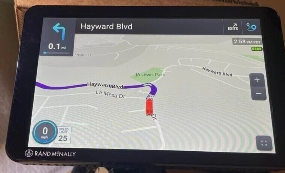 RAND MCNALLY TND-T85 LM T85 TRUCK GPS 8" 1 YR FREE WARRANTY /  DAMAGE PROTECTION - Image 3 of 4
