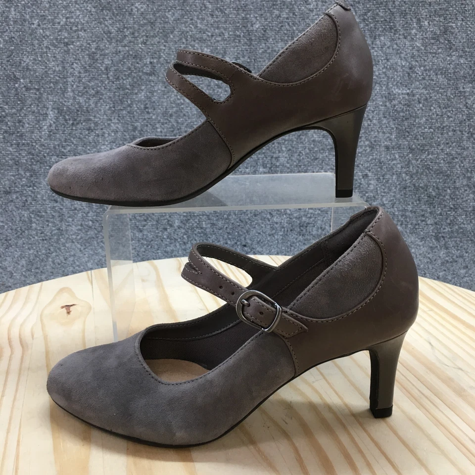 Colección de Clarks Zapatos de salón para mujer 5M Gris Bailarina Reece Sin cordones Informales Foto 3 de 4