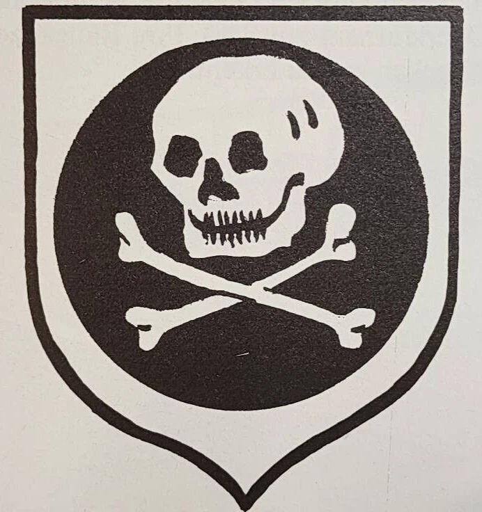 2" Helmet WW2 WWII German Luftwaffe special forces Unit Eagle decal