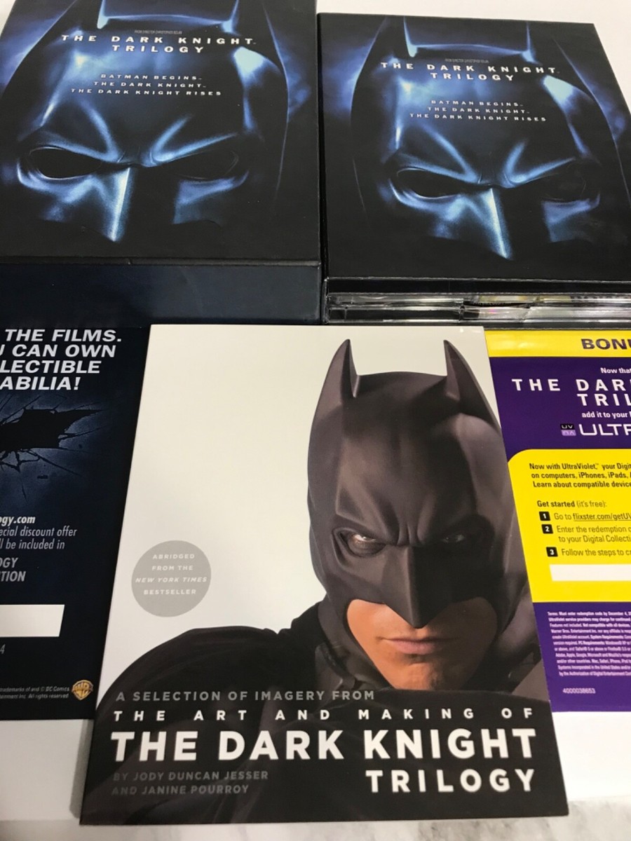 Vintage 2012' Warner Bros The Dark Knight Trilogy Blu-Ray 5 Disc