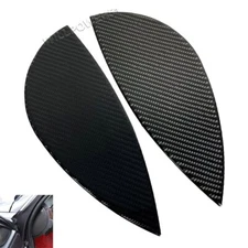 2 Pcs Real Carbon Fiber Front Door Groove Trim Fits 06-13 E90 E92 E93 335i M3