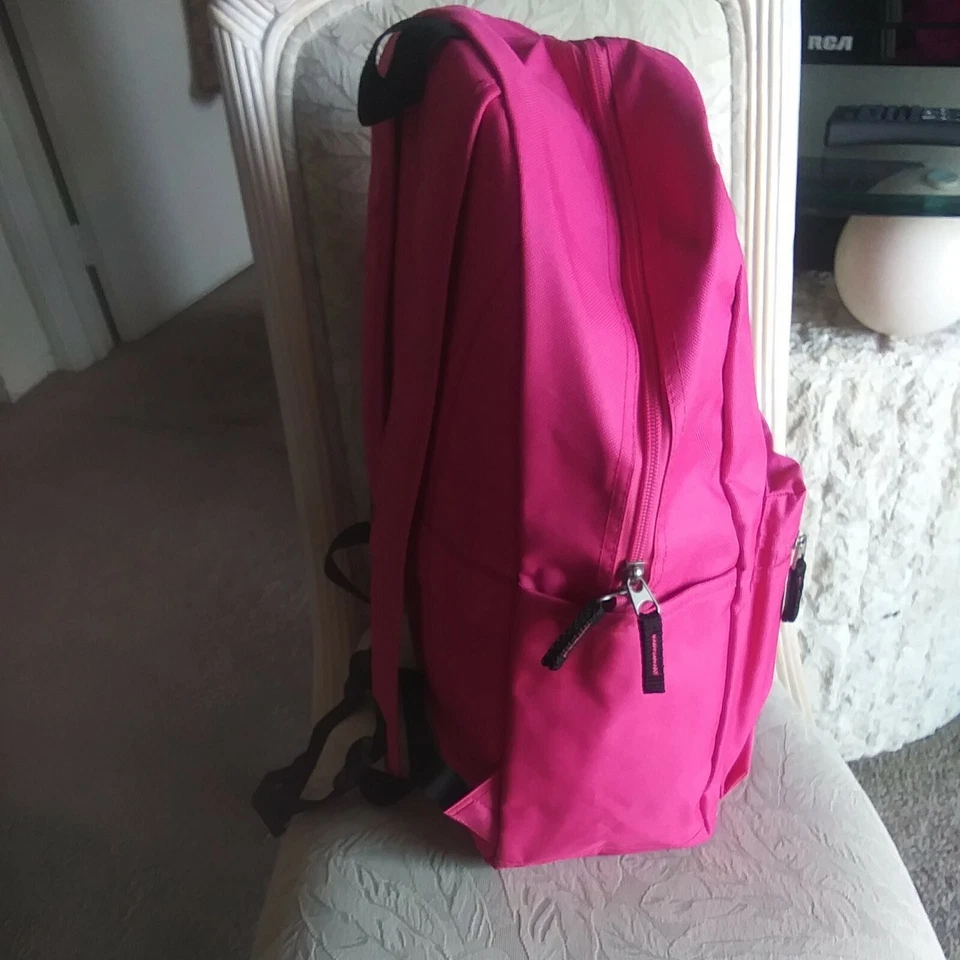 AUTÉNTICA MOCHILA MUJER “OLYMPIA” ROSA/CORAL Foto 4 de 4