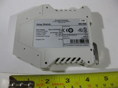 Leuze Electronic MSI-RM2 Safety Relay Module 549918 - Picture 6 of 8