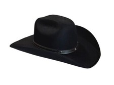 Woman's Cowboy western Black hat, the luxury vaquero hat w/big Brim