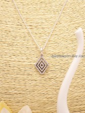 PANDORA Geometric Shapes Necklace CZ 