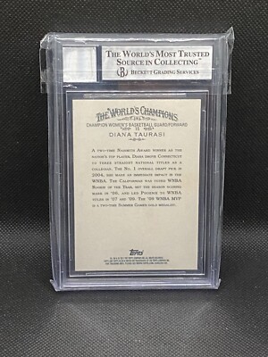 DIANA TAURASI 2011 TOPPS ALLEN & GINTER AUTO CARD BAS 10 AUTO 