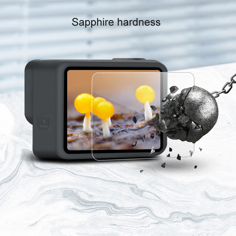 PULUZ For GoPro HERO 8 Black Lens + LCD Screen Protector Tempered Glass Film - Image 3 of 4