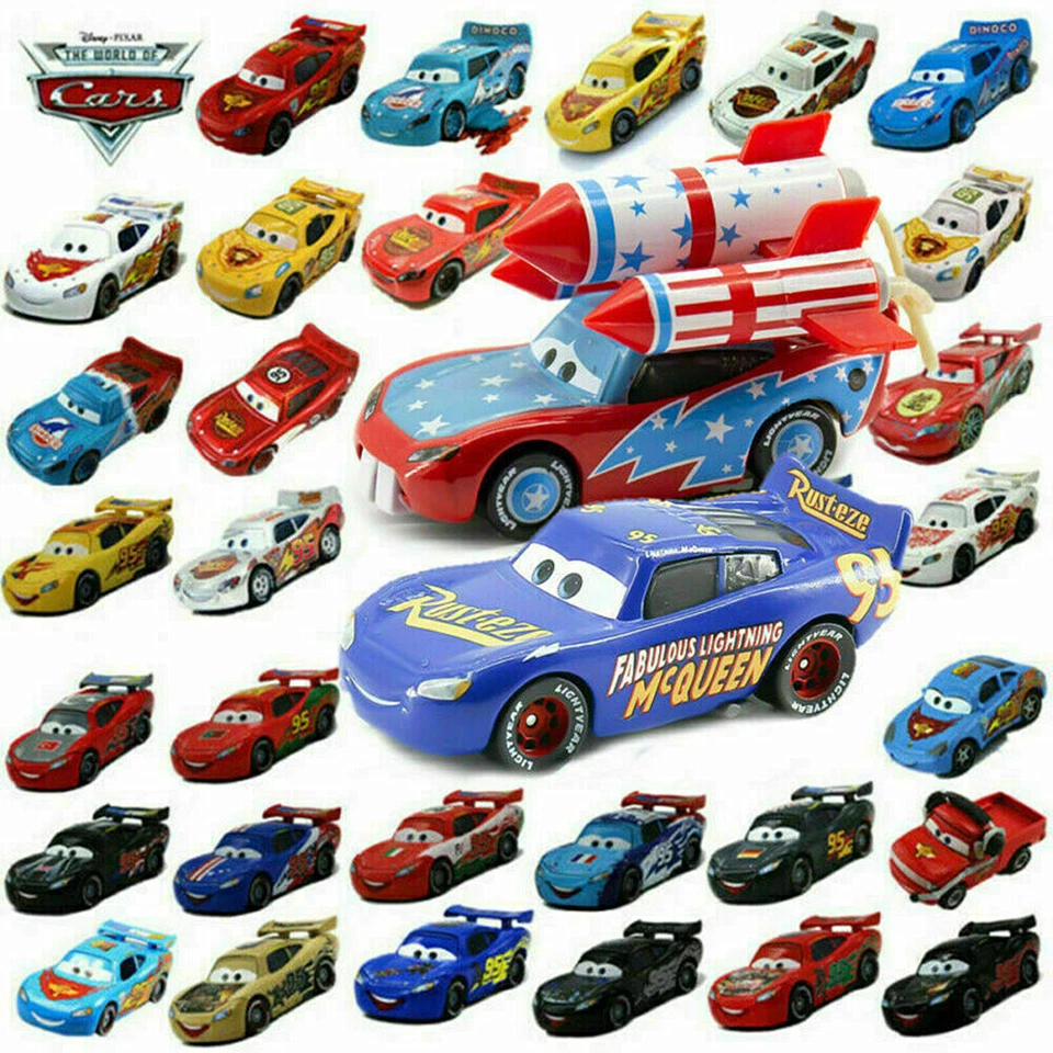 Disney Pixar Cars Lot Lightning McQueen 1:55 Diecast Model Car Toys Gift for Boy - Image 2 of 4