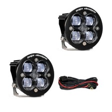 Baja Designs 247802 Squadron-R Clear SAE Fog Light LED Pod Pair - Universal
