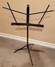 Sheet Music Stand, Black, Ax Man 28" Tall