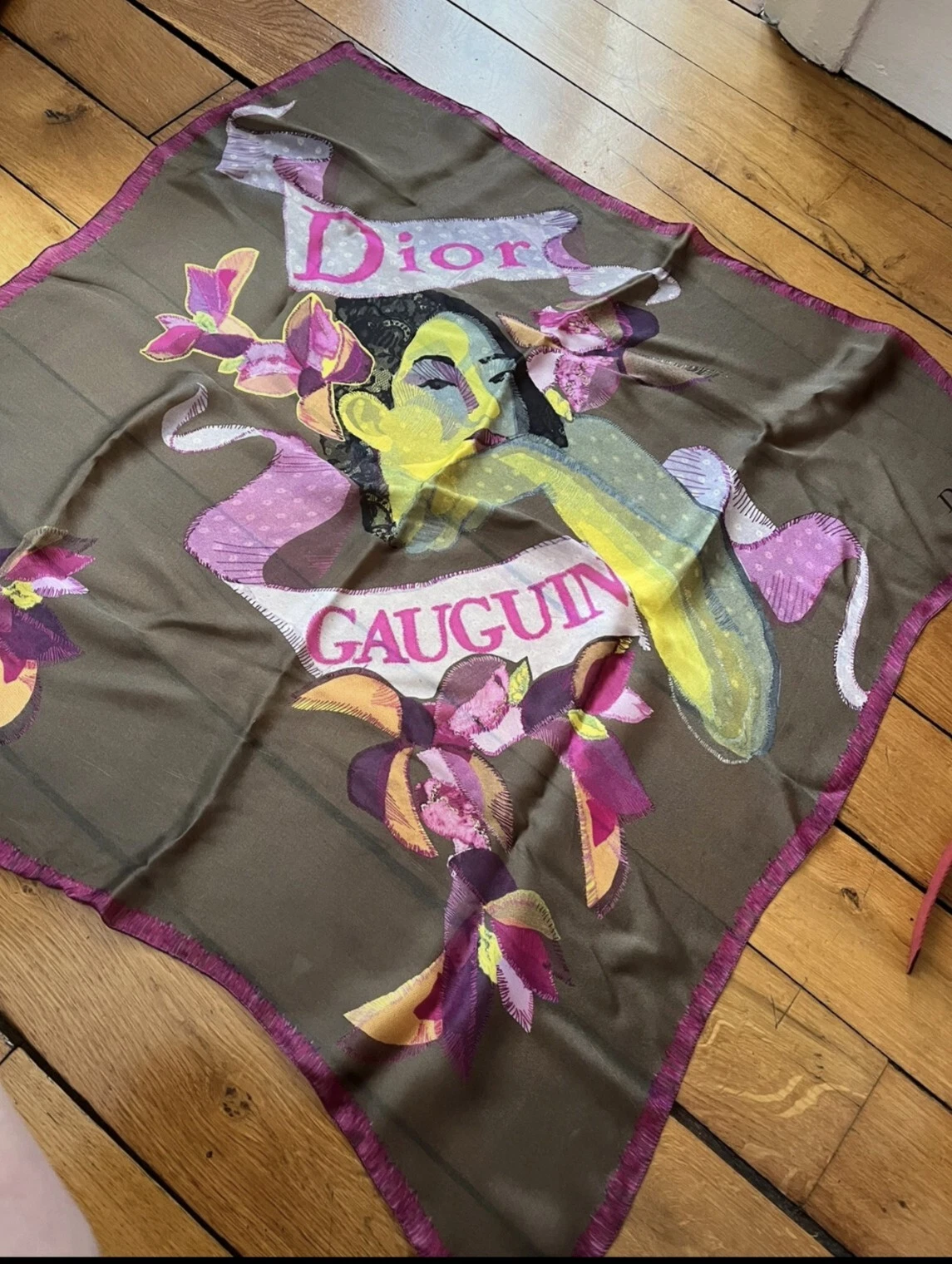 Foulard foulard Dior soie Gaudin