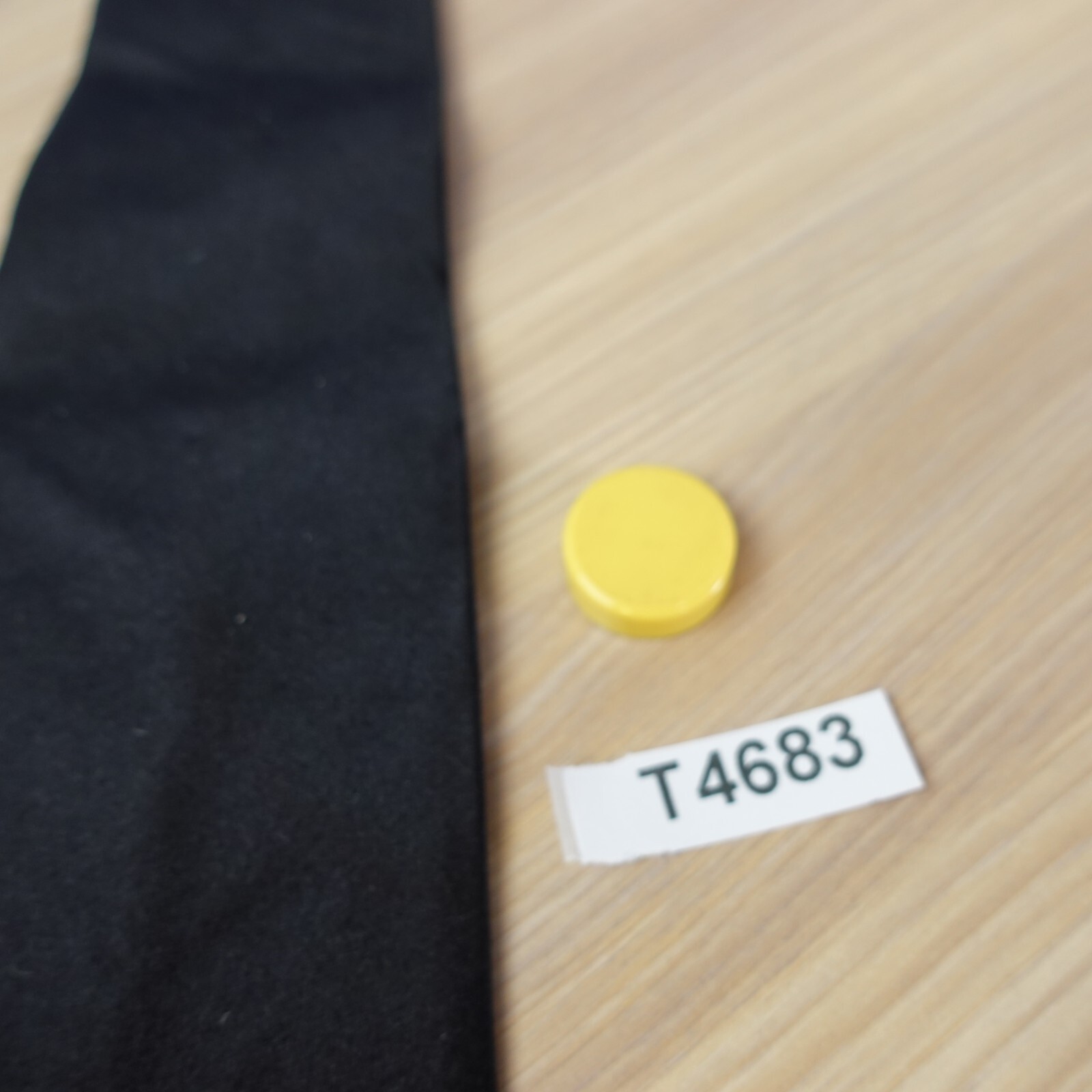 Neck Tie Mens Black Solid Silk Basic Suit Funeral… - image 9